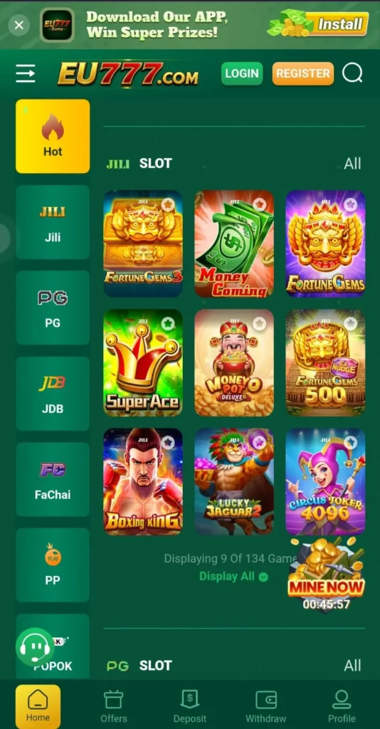 EU777 game
