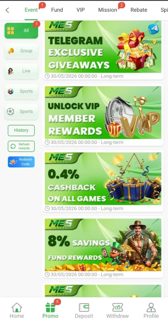ME5 game